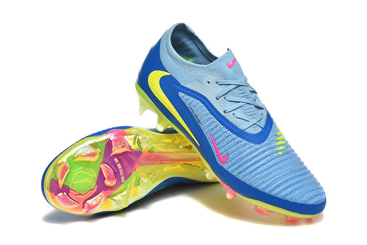 PHANTOM 6 ELITE FG LOW BLAUW FLUORESCEREND GEEL ROZE